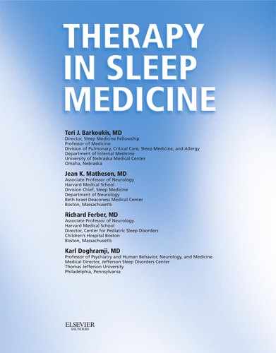 Cover for Therapy in sleep medicine