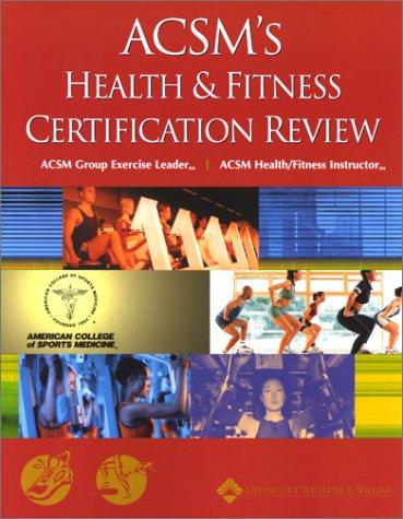 Cover for ACSM's Health & Fitness Certification Review