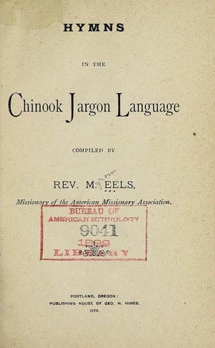 Cover for Hymns in the Chinook jargon language