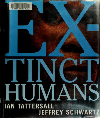 Cover for Extinct humans