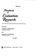 Cover for Handbook of evaluation research
