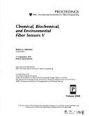 Cover for Chemical, biochemical, and environmental fiber sensors V