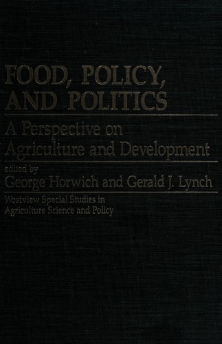 Cover for Food, policy, and politics
