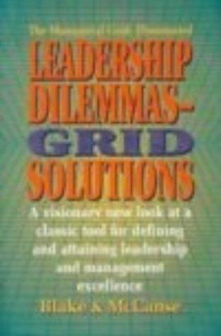Cover for Leadership dilemmas--Grid solutions