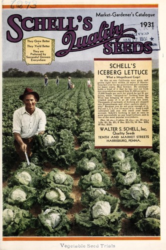 Cover for Schell's quality seeds