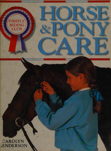 Cover for Horse & pony care