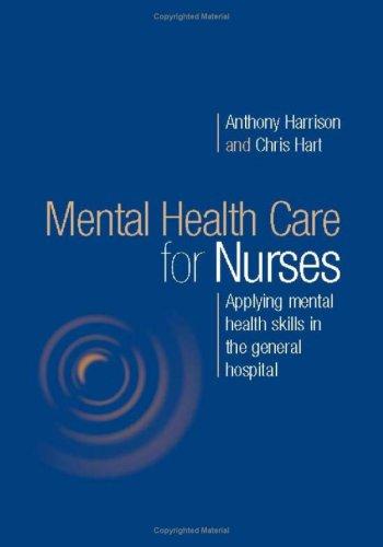 Cover for Mental health care for nurses