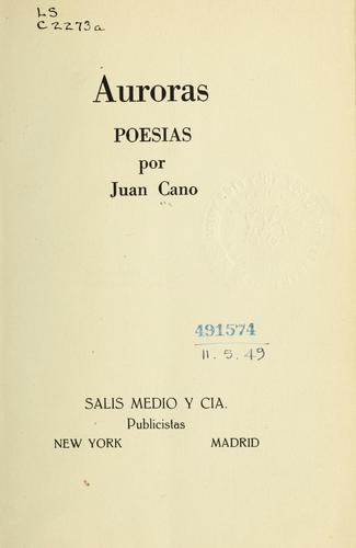Cover for Auroras