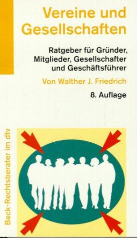 Cover for Vereine und Gesellschaften