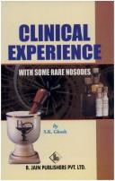 Cover for Clinical Experiences with Some Rare Nosodes