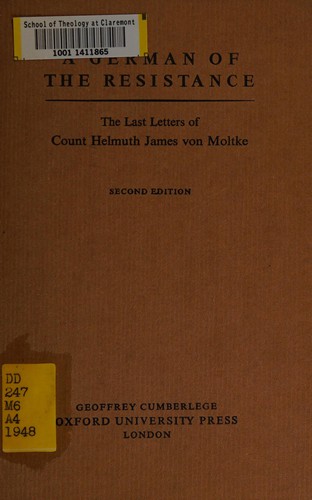 Cover for A German of the resistance