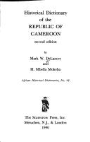 Cover for Historical Dictionary of the Republic of Cameroon (African Historical Dictionaries)