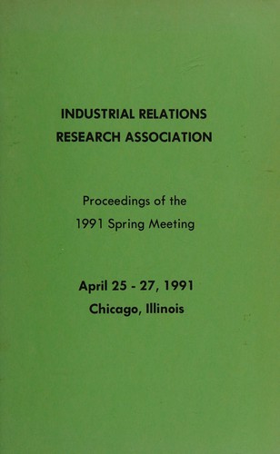 Cover for Proceedings of the 1991 Spring Meeting, April 25-27, 1991, Chicago, Illinois
