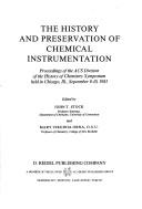 Cover for The History and preservation of chemical instrumentation