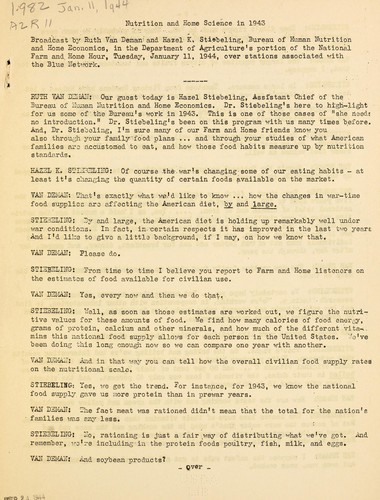 Cover for Nutrition and home science in 1943