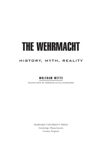 Cover for The Wehrmacht