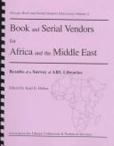 Cover for Book and Serial Vendors for Africa and the Middle East