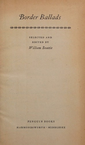 Cover for Border Ballads