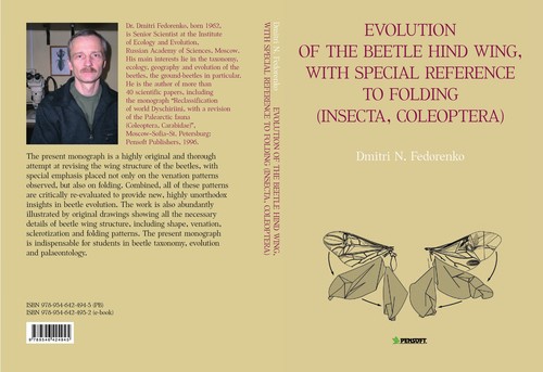 Cover for Evolution in the beetle hind wing, with special reference to folding (Insecta, Coleoptera)