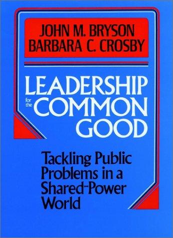 Cover for Leadership for the common good
