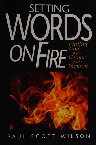 Cover for Setting words on fire