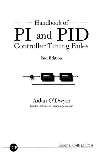 Cover for HANDBOOK OF PI AND PID CONTROLLER TUNING RULES.