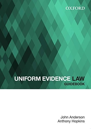 Cover for Uniform Evidence Law Guidebook