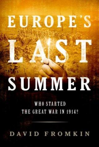 Cover for Europe's last summer
