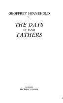Cover for The days of your fathers