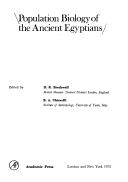 Cover for Population biology of the ancient Egyptians