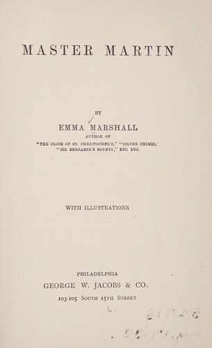 Cover for Master Martin