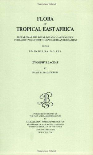 Cover for Flora of Tropical East Africa -Zygophyllaceae (1985) (Flora of Tropical East Africa)