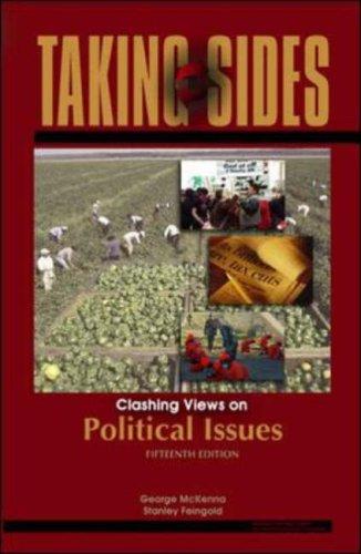 Cover for Taking Sides: Clashing Views on Political Issues (Taking Sides: Clashing Views on Controversial Political Issues)