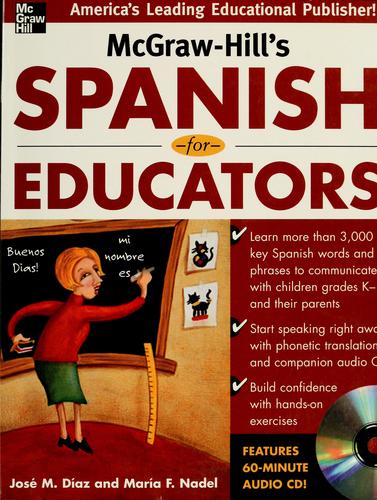 Cover for McGraw-Hill's Spanish for educators