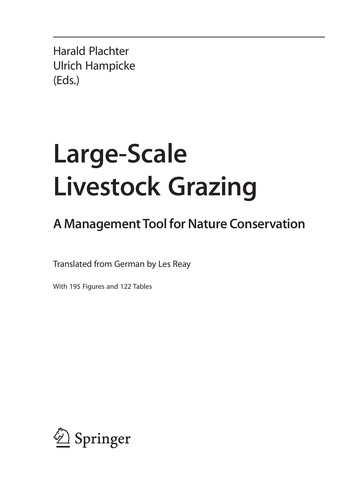 Cover for Large-scale livestock grazing