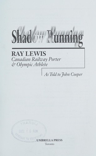 Cover for Shadow running
