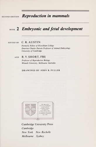 Cover for Hormonal control of reproduction