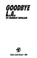 Cover for Goodbye L.A.