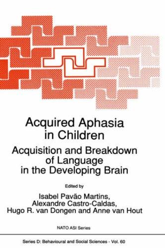 Cover for Acquired Aphasia in Children (Nato Science Series D:)