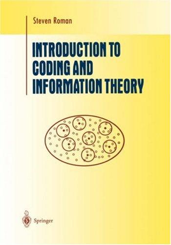 Cover for Introduction to coding and information theory