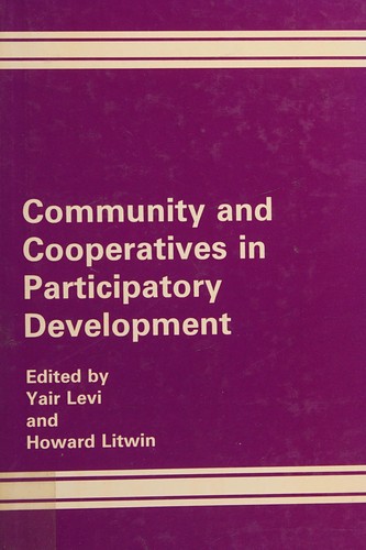 Cover for Community and cooperatives in participatory development