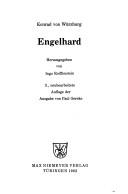 Cover for Altdeutsche Textbibliothek, Nr.17, Engelhard