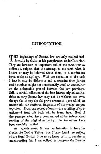 Cover for Early Roman law.