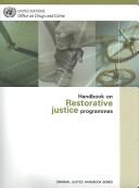Cover for Handbook on restorative justice programmes