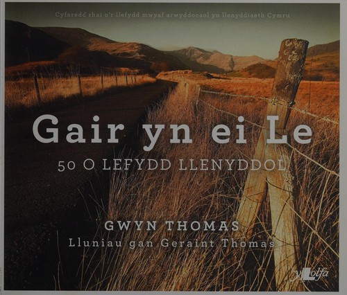 Cover for Gair yn ei le