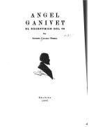 Cover for Ángel Ganivet