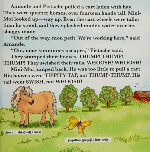 Cover for Clip-clop, tippity-tap french vocabulary on the farm