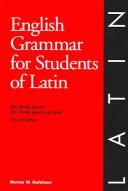 Cover for English grammar for students of Latin