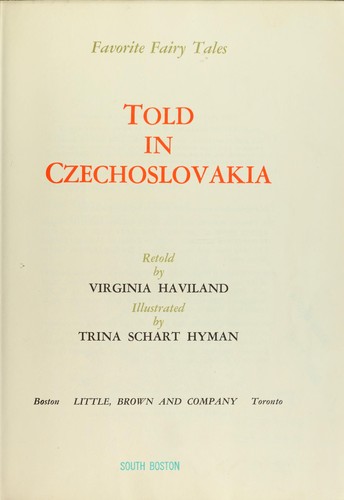 Cover for Favorite fairy tales told in Czechoslovakia.