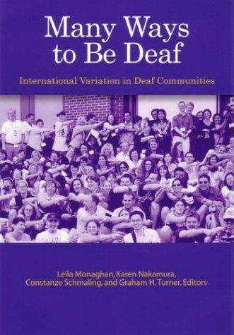 Cover for Many Ways to Be Deaf